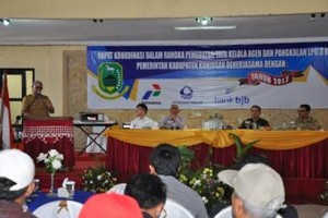  Pembukaan Agen 1000 Pangkalan Gas LPG kabupaten Kuningan, bertempat di RM. Lembah Ciremai, Senin (13/11/2017)